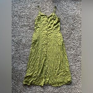 Uniqlo olive green dress